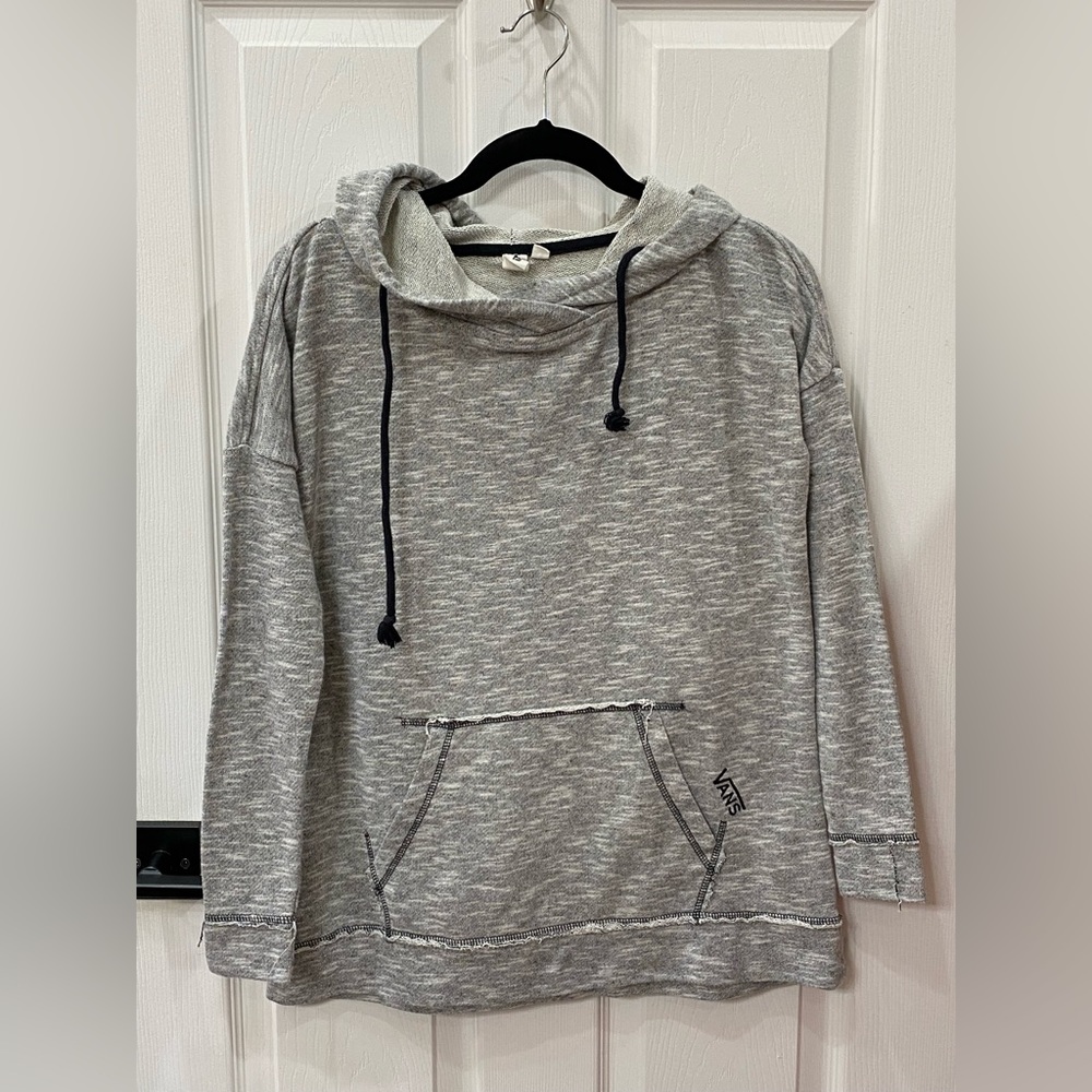 Vans Gray Lightweight Performance Pull Over Hoodie - image 1
